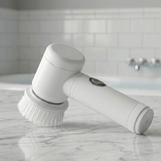 【本日終了！NO.1位 獲得】電動クリーニングブラシ 5点セット — 力いらずで家中ピカピカ